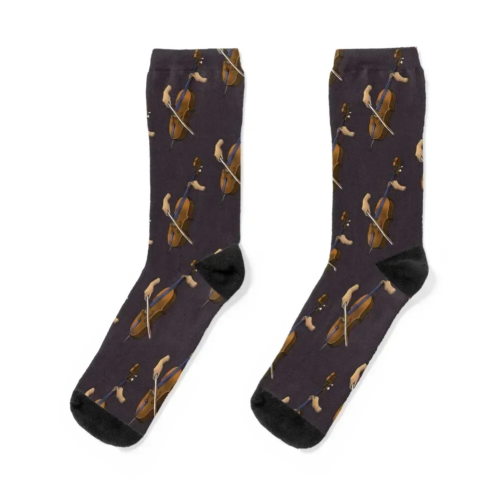 

Cello music Socks kawaii cotton Socks For Man Women's