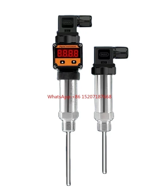 

Integrated temperature transmitter 4-20ma probe type PT100 thermal resistance temperature sensor 0-5V thermocouple