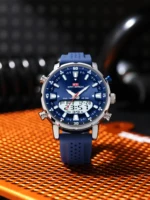 Kat-Wach Men's Quartz Watches Original Waterproof High Quality Automatic Male Timepiece Black Watch Gifts for Dad Watches Men 6