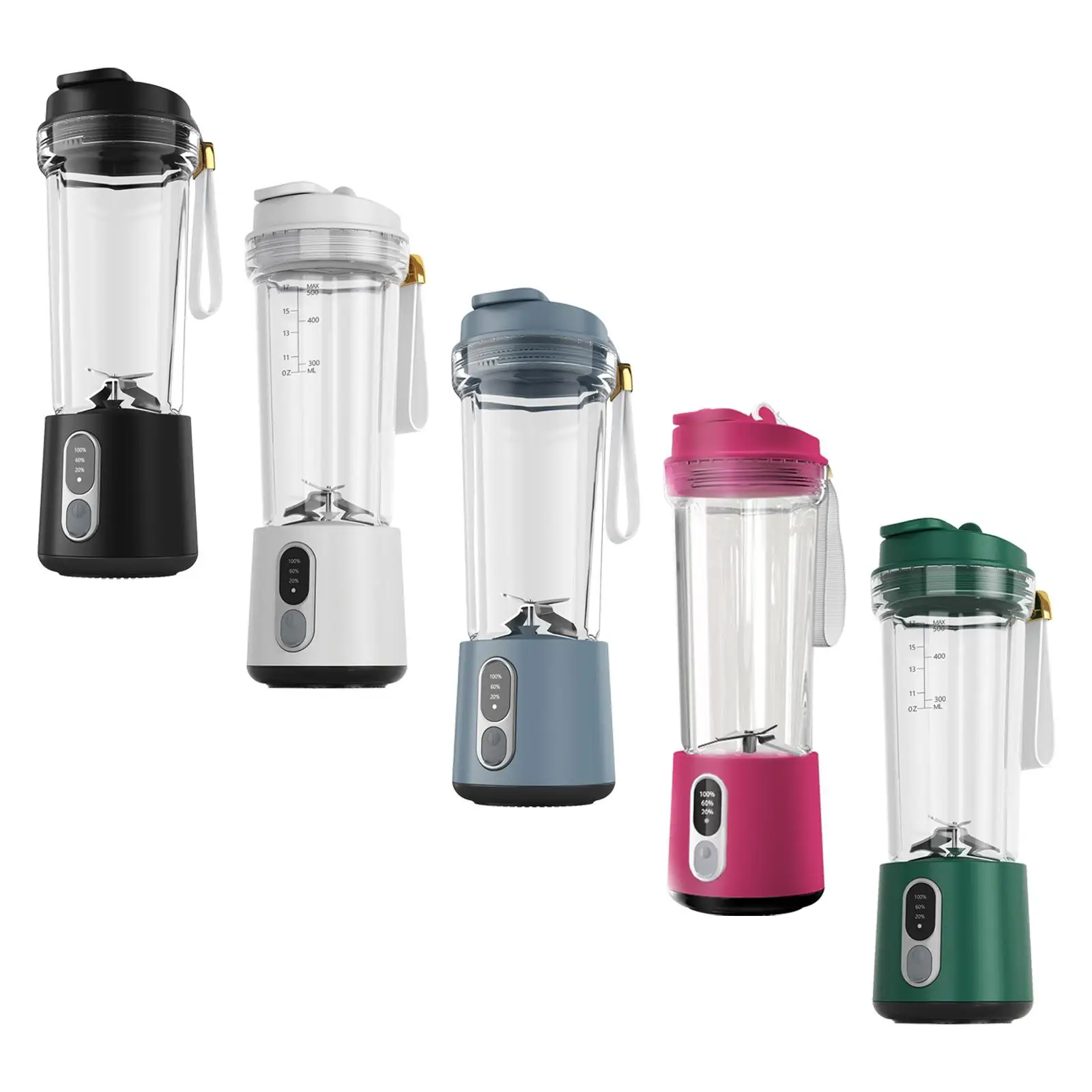 Portable Blender Milkshakes Fruit Mini Hand Blender for Sports Home Travel