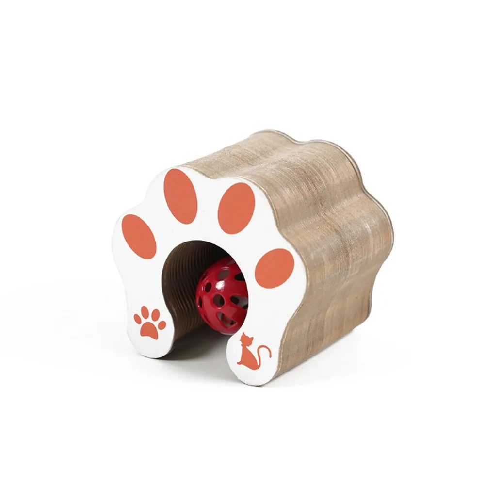 

Wear-Resistant Accordion Cat Scratching Board Variable Unbreakable Claw Grinding Board with Ball Magnetic Cat Spinning Wheel