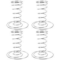 4 Pcs Stainless Steel Ice Cream Holder Display Stand Cone Bracket Egg Tray for Home Bakery Shop Party Table Storage Rack