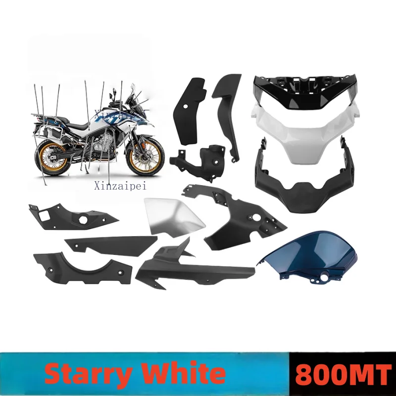 

Для CFMOTO 800MT Starry White Adventure Edition мотоциклетный корпус, обтекатель 800 MT CF800-5A, защитный чехол, аксессуары