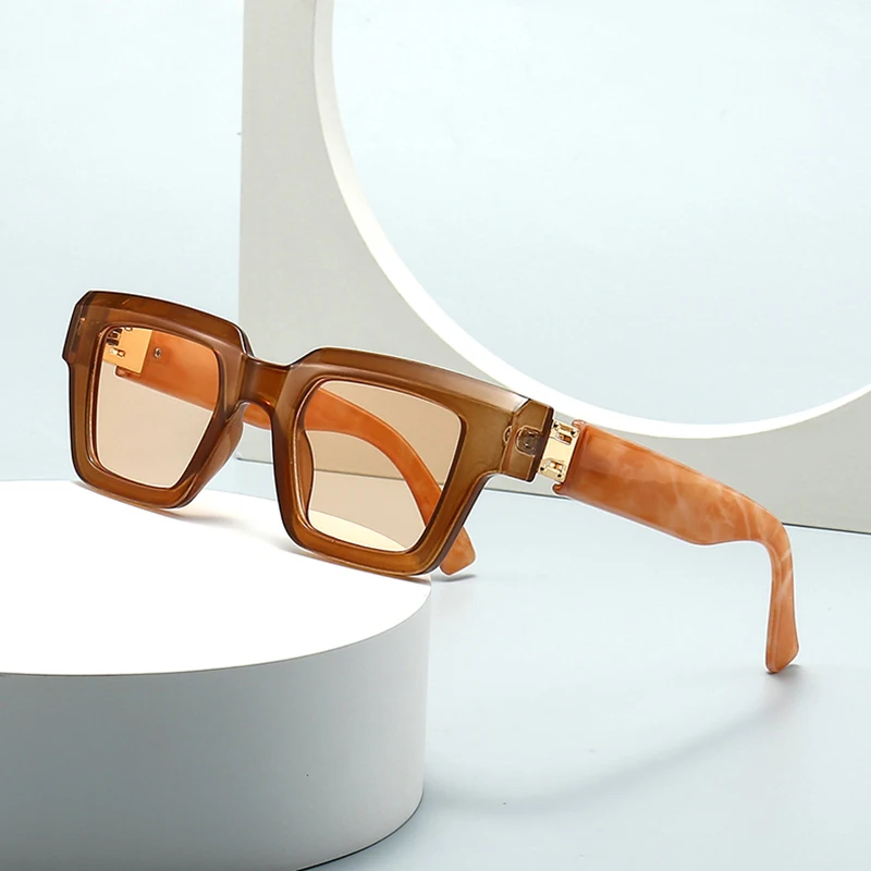 Retro Square Sunglasses Women 2024 Trendy Sunglasses Men Vintage Sunglasses For Men Luxe Lentes De Sol Mujer Zonnebril Lunette image 3