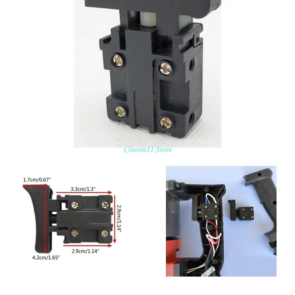 

Y1UB Electric Drill Switch Circular Cut Power Tool Speed Control Activates Button