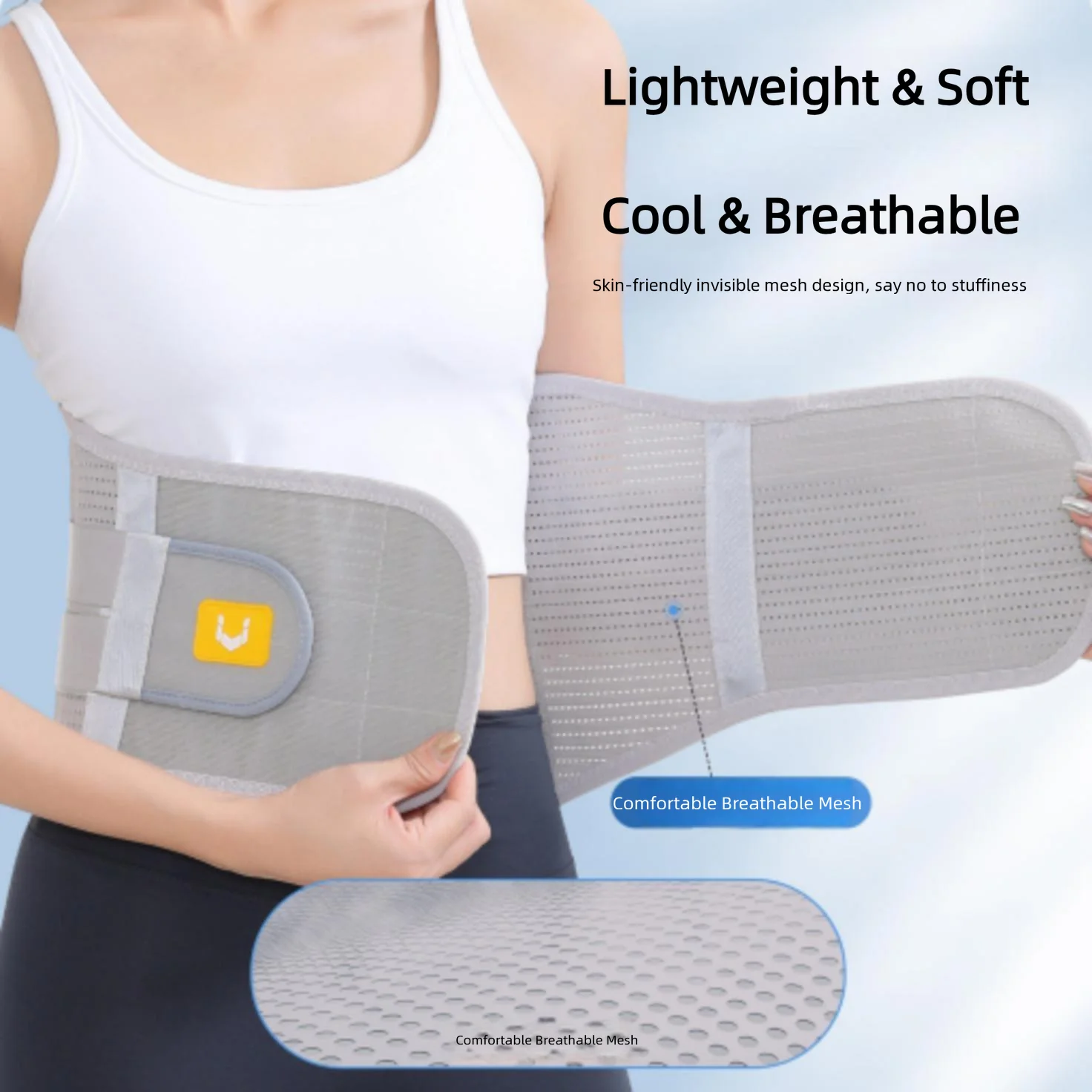 Waist Brace/Back Brace Support Belt for Lower Back Pain Relief Adjustable Waist Lumbar Support Sciatica Scoliosis Herniated Disc