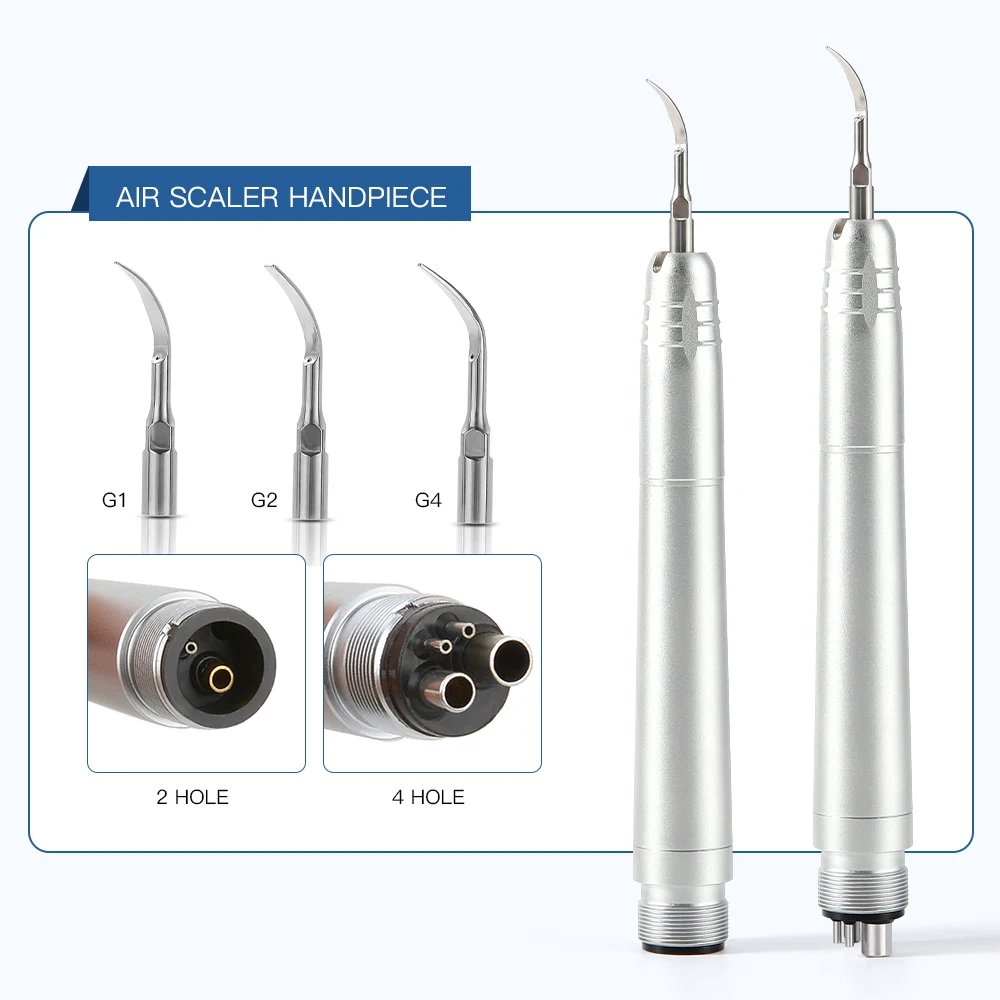 JOY DENT Dental Air Scaler Zestaw szybkich i niskich rękojeści LED Zintegrowany zestaw rękojeści e-generatora 2-otworowe 4-otworowe narzędzie