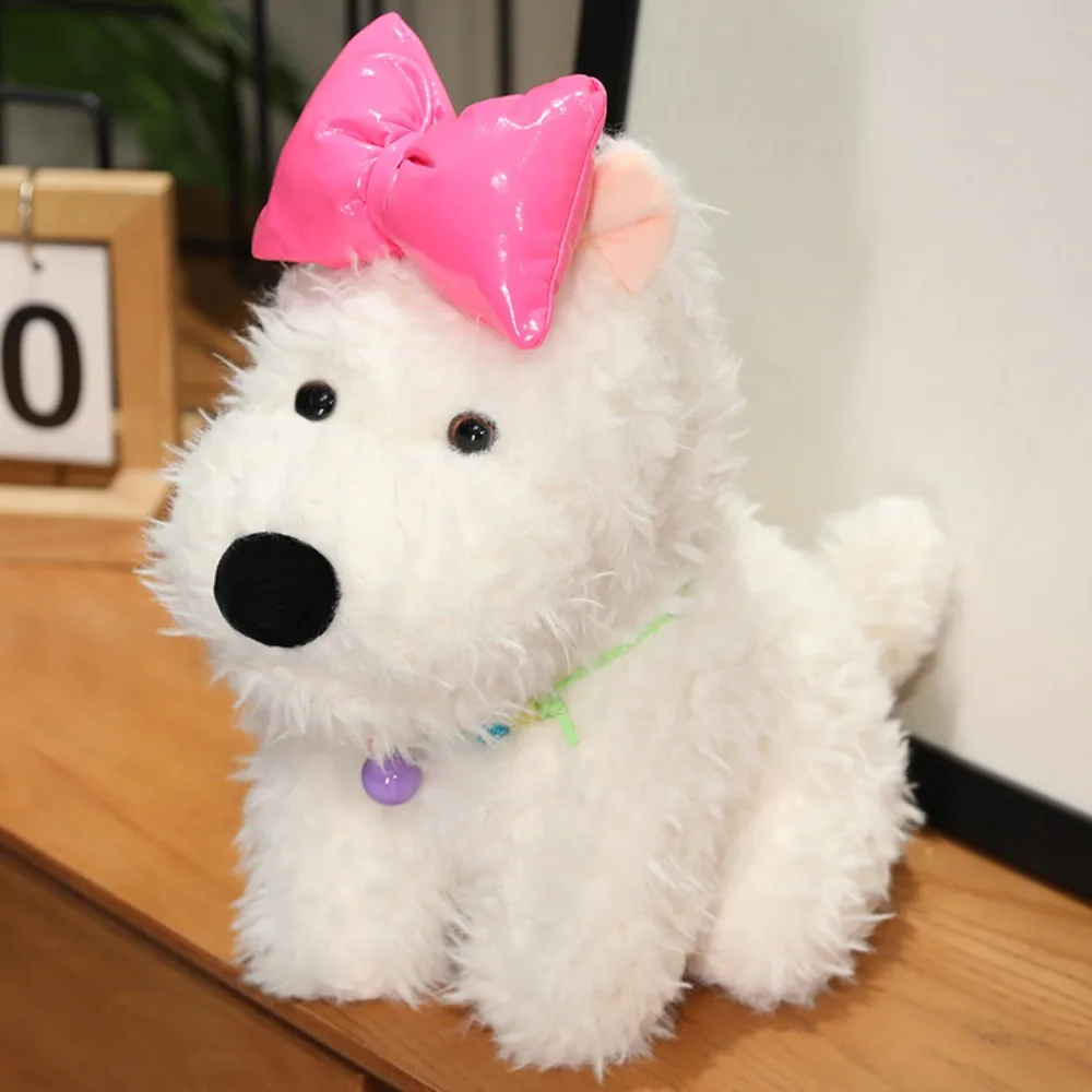 

Sleeping Mate Toy Puppy West Highland Dog Plush Toys Soft Stuffed Dog Plush Doll Cute Lovely West Highland Dog Doll Kids Toy