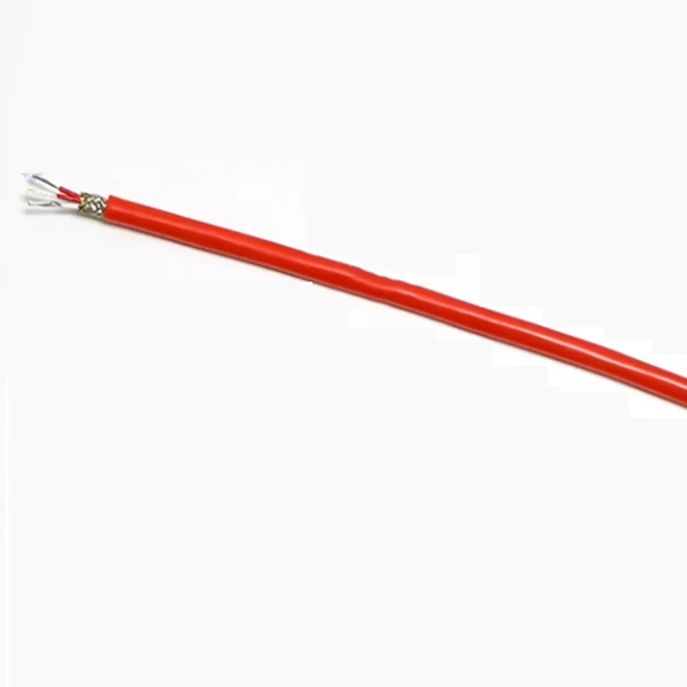 High-Quality PT100 Thermistor Flexible Silicone Wire Multi-Core Shielded Silicone Signal Cable for Superior Thermal Resistance