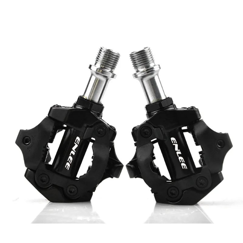 A29Z-ENLEE دراجة هوائية جبلية قفل دواسة SPD نظام قفل الدراجة دواسة عدم الانزلاق ختم تحمل قفل الملحقات #3