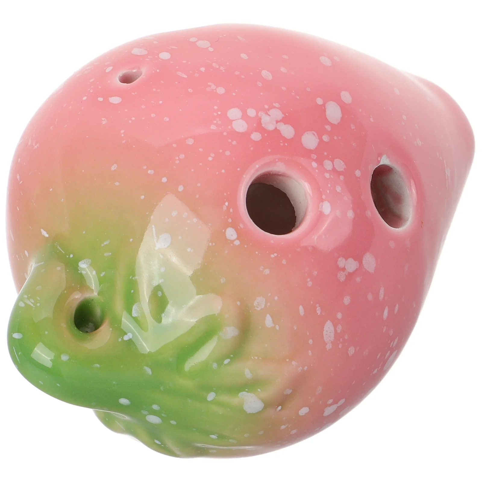 

Strawberry Ceramic 6 Hole Ocarina Portable Beginner Musical Instrument for Kids Early Music Learning Ceramic Ocarina