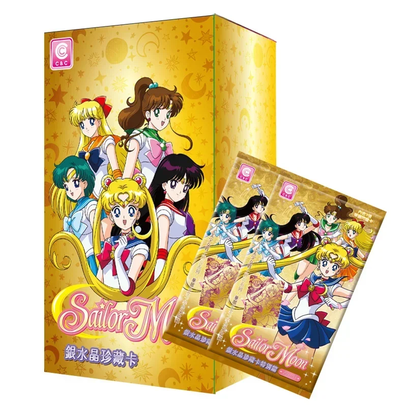 Genuine Sailor Moon Silver Crystal Anime Collection Card Special Edition Full Flash Edition Special PR Card Children's Toy Gift