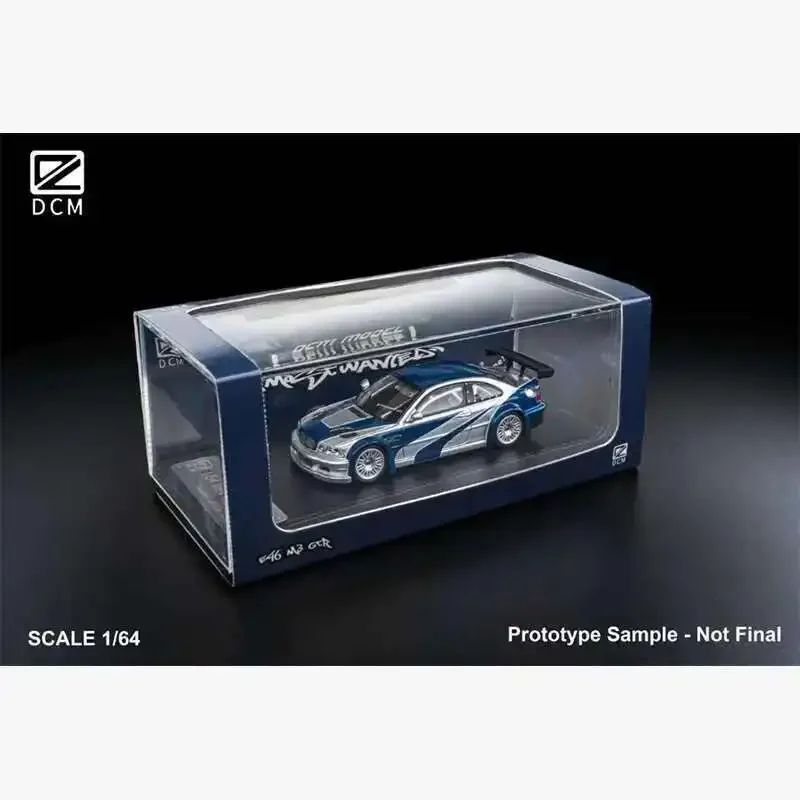 

DCM в наличии 1:64 E46 M3 GTR Коллекция моделей автомобилей Миниатюрные игрушки Литая под давлением диорама