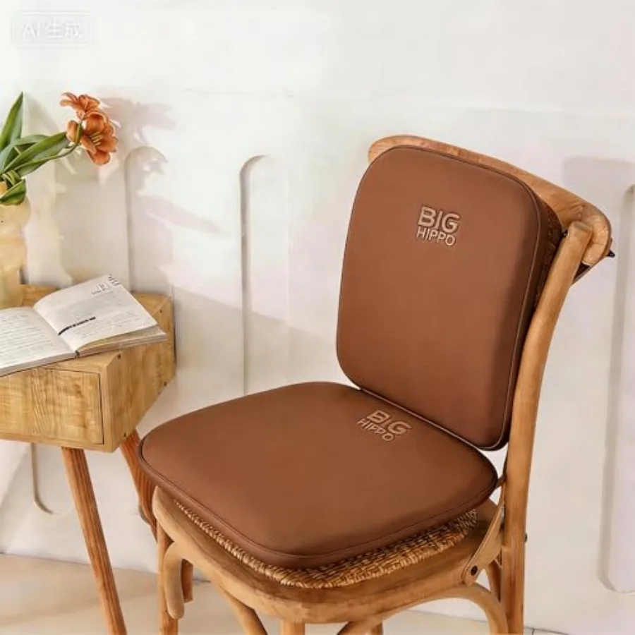 Ergonomic Memory Foam Seat Cushion and Lumbar Support PillowSet for Office Chair, Car and Home Orthopedic Coccyx Cushion forSci