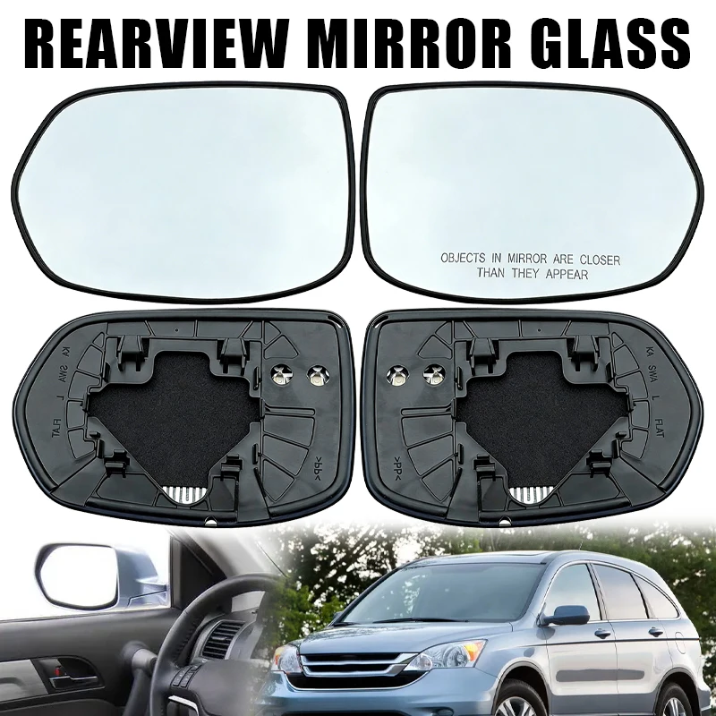 

Heated Side Door Wing Mirror Glass Rear View Mirror Glass for Honda CRV 2007 2008 2009 2010 2011 U.S Version LHD 76253SWA315