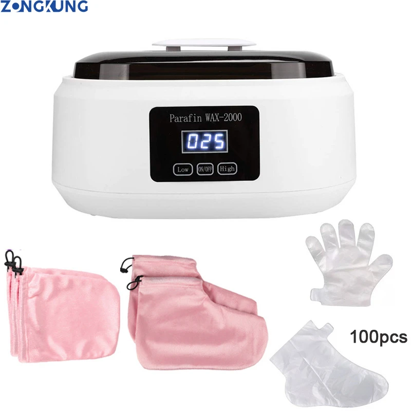 Handen en Voeten Masker Warmer Paraffine Bad Verwarming Machine Hydraterende Hydraterende Kit Hand Waxen Spa Gladde en Zachte Huidverzorging