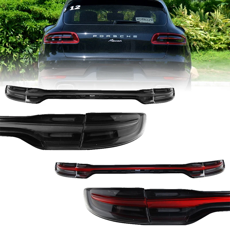 Für Porsche Macan Rückleuchten 2014 2015 2016 2017, hintere Bremse, Rücklicht, verbesserte durch Typ-LED-Rücklichter-Baugruppe