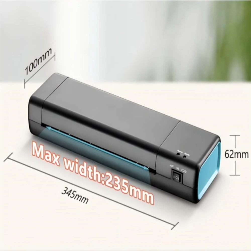 A4 Laminating Machine Hot Cold Mode Photo Plastic Sealing Apparatus Automatic Small Office Document Sealing Device laminator