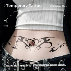 Sexy Succubus Mark Belly Herbal Juice Tattoo Sticker For Woman Festival Accessories Self-adhesive Tattoos Fake Tattoos Y2k Art
