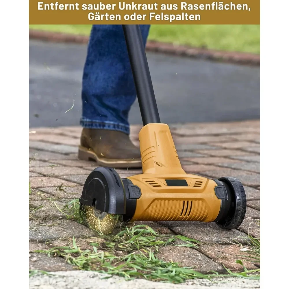 115mm Drahtbürste für Ryobi RAC814 RY18PCA-0 Terrassenreiniger Metall-Schalenbürste Pflasterfugen-Unkrautentfernung Stahlzubehör – Detail 4