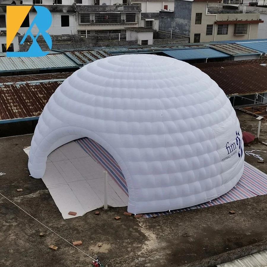 Custom Built 8M Large Inflatable Portable Igloo Tent for Party Event Toys