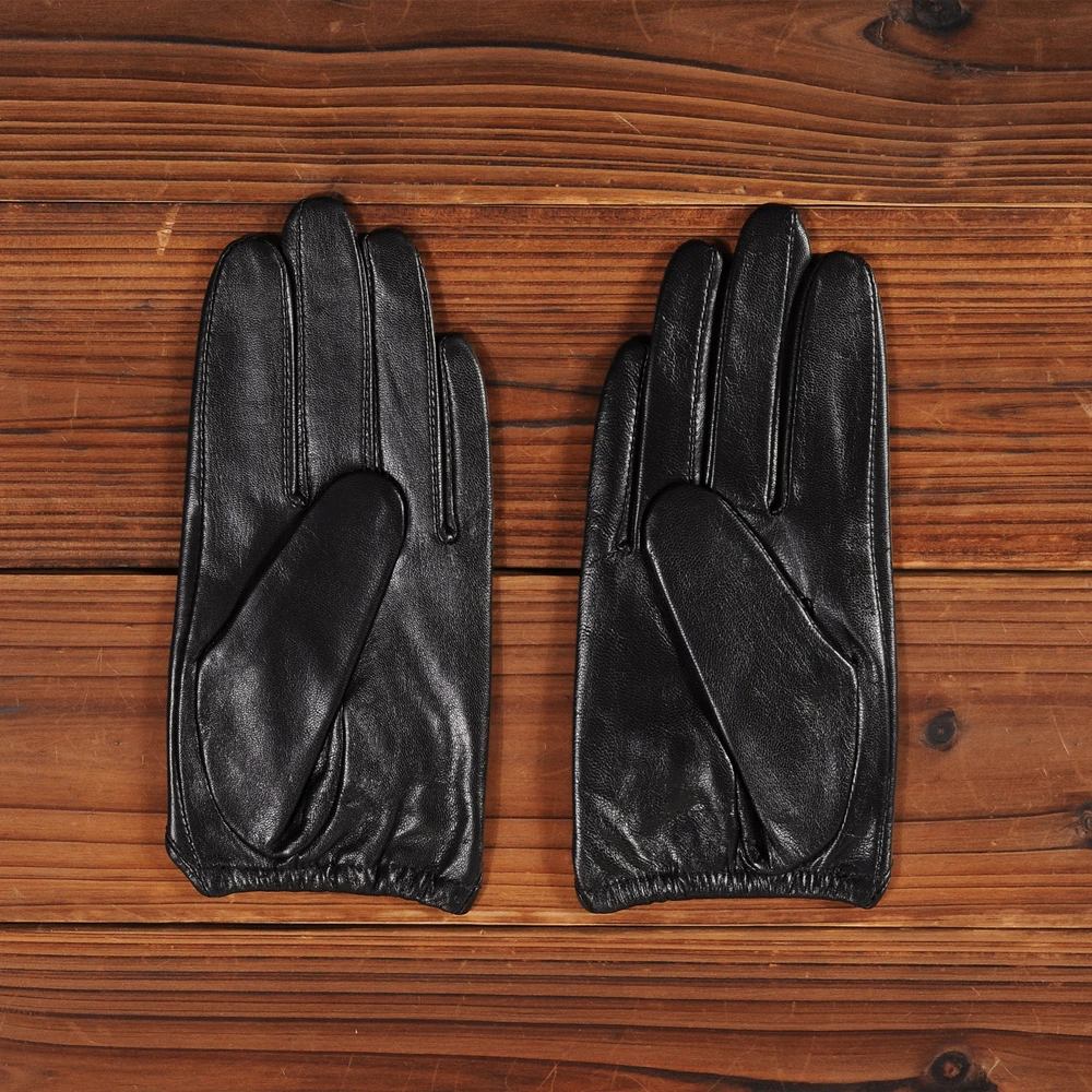 GOURS – gants d\'hiver en cuir véritable pour femme, doublure fine et chaude, avec nœud papillon, pour la conduite, GSL047