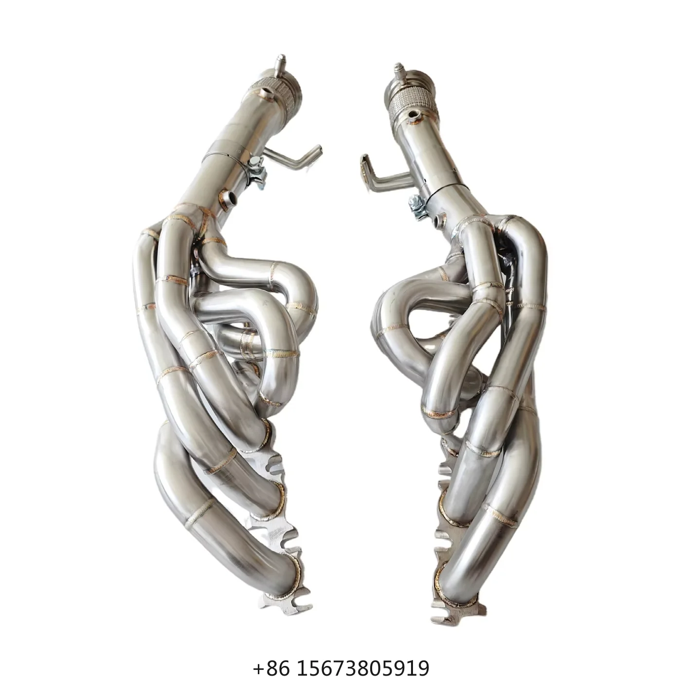

Huracan LP580 LP610 Competition Race Headers Manifold Downpipe Racing Grade High Flow Supercar Fit Heat Resistant Durable Boosts