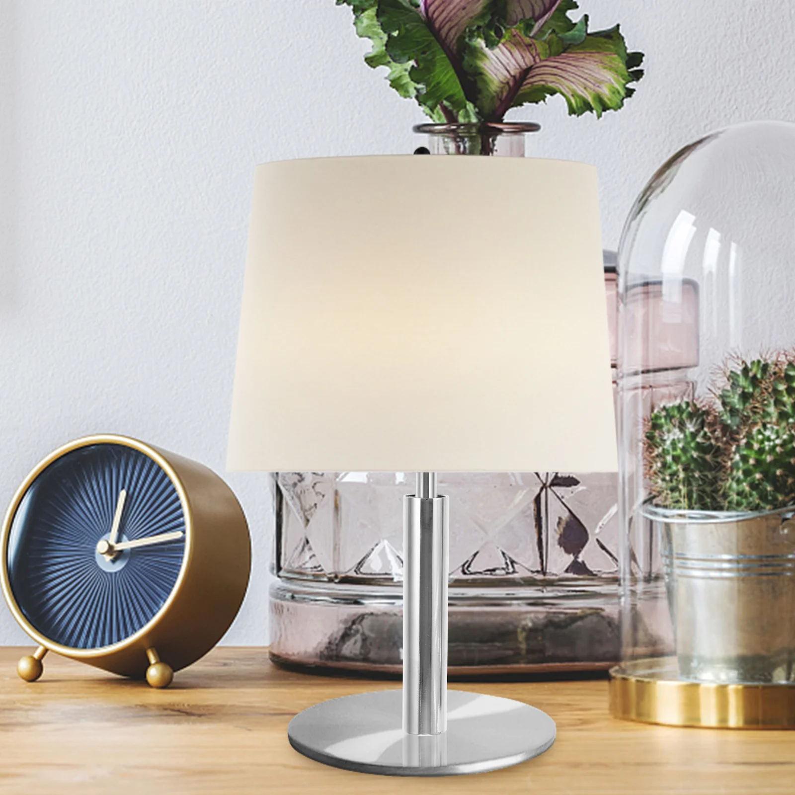 Biela de lámpara de pie de 30Cm, vástago de Metal roscado fuerte para accesorio de iluminación, pieza de repuesto de ajuste de altura