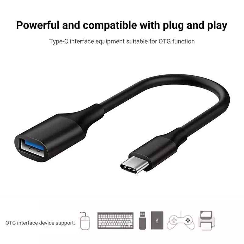 Type-C OTG Cable Type C Male To USB 3.0 Female Adapter For Macbook Pro Huawei Mate 50 USBC Extension Cabo For Xiaomi Samsung S22