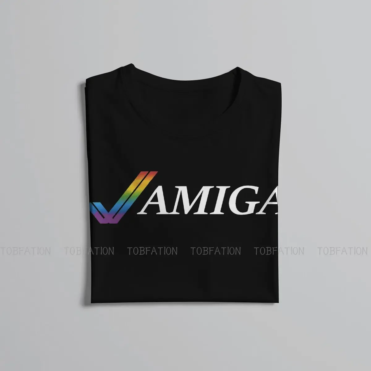 كومودور أميغا 500 البسيطة Crewneck بلايز الرجال النساء تيز المصور طباعة أوم تي شيرت مضحك بلايز كبيرة الحجم القطن قصير الأكمام #5