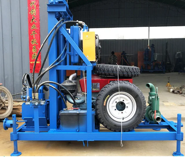 New 22hp diesel direct price 100m deep hole water well drill digging machine