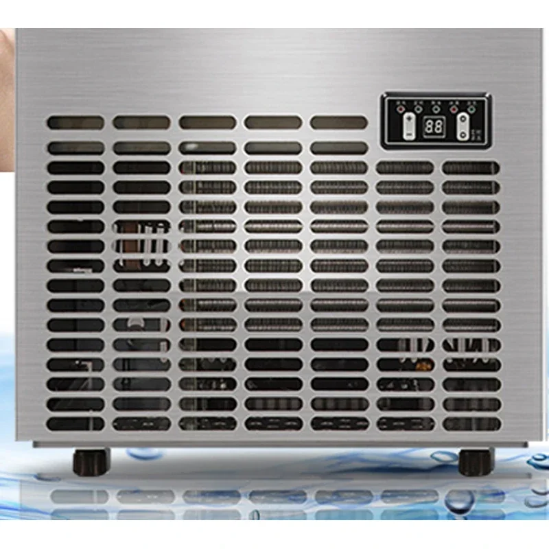 Commercial Ice Maker Machine Large Ice Storage Bin,Stainless Steel Under Counter Industrial Ice Machine For Bar