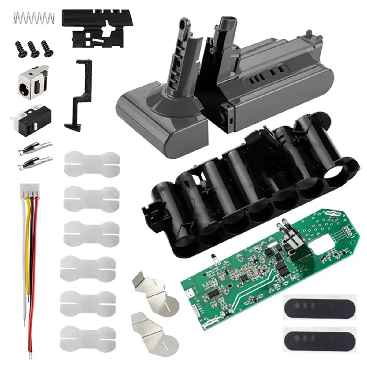 L65A V10 аккумулятор пластиковый корпус зарядная плата PCB для пылесоса Dyson V10 25,2 В Absolute SV12 пушистая