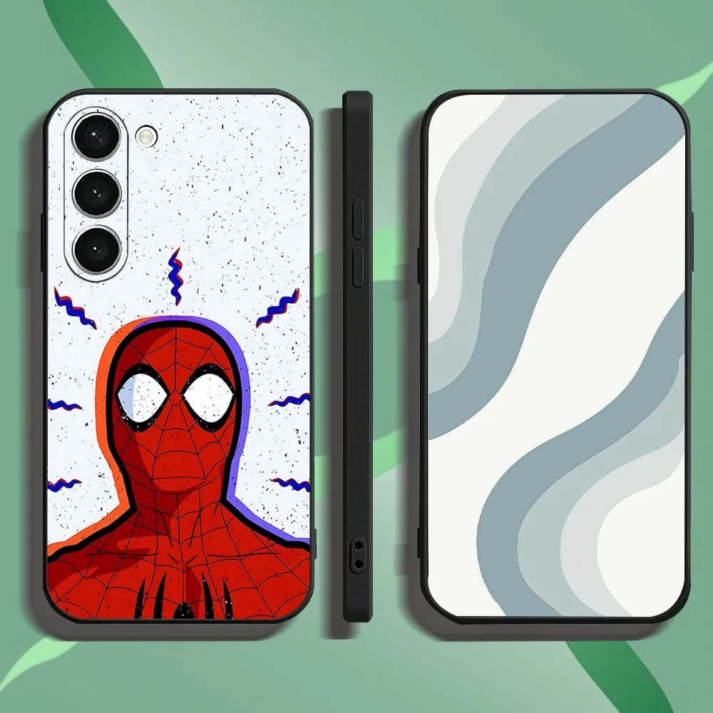 Hero S-Spider-M-Man Phone Case For Samsung Galaxy A52 A12 A51 S21 Edge S22ULTRA S23 S20LITE Plus Ultra Black Cover