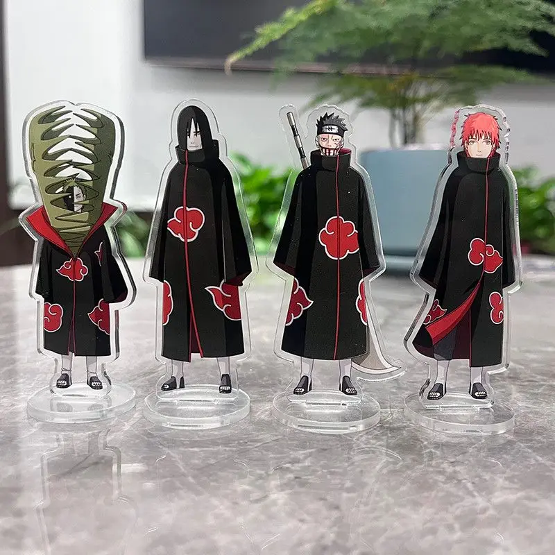 NARUTO Itachi Uchiha Cartoon Cute Acrylic Stand Anime Student Office Desktop Decoration Toy Anime Merchandise Wholesale view 5