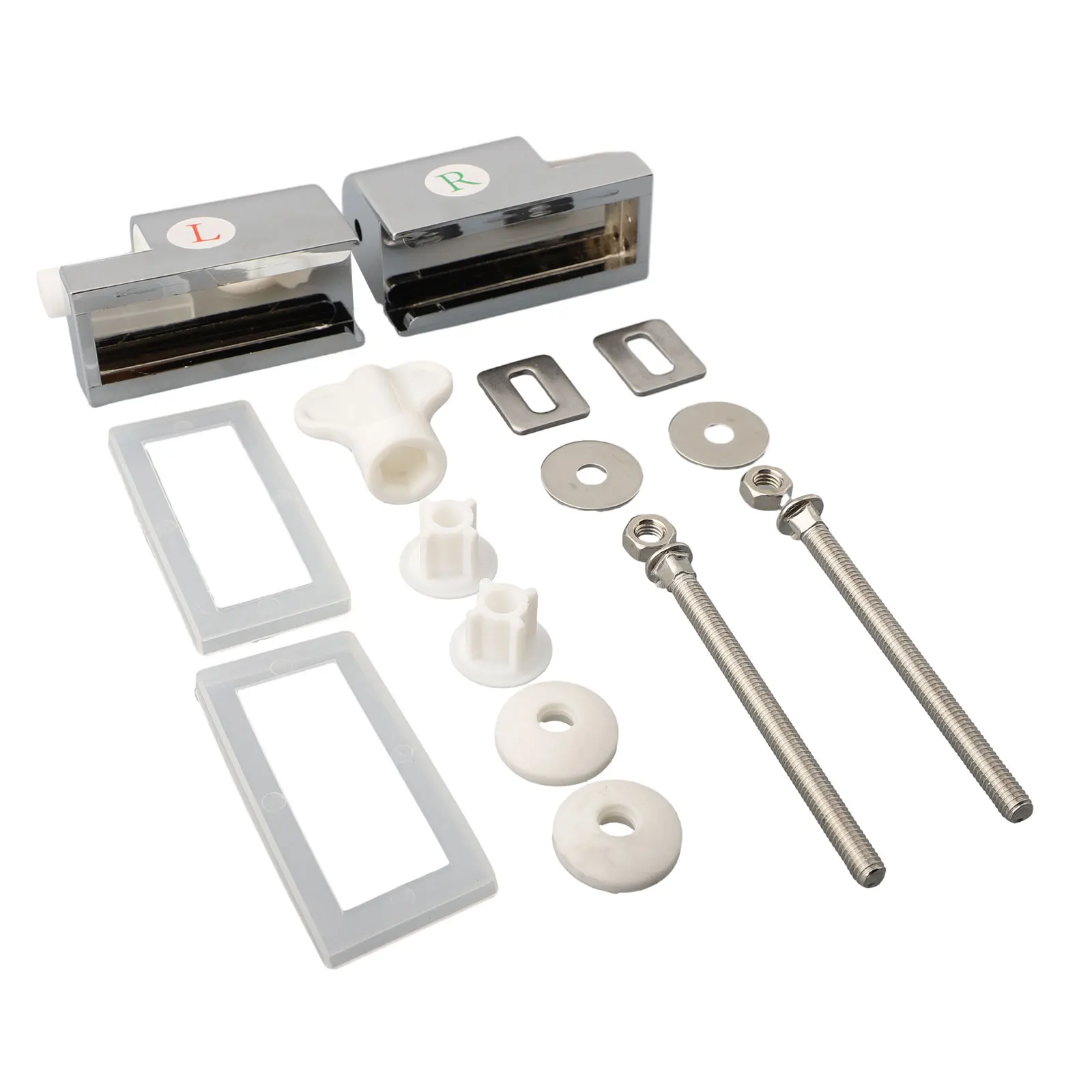 1 Set Toilet Soft Close Hinges Seat Hinge Replacement Contemporary Toilet Lid Hinges Fixing Bathroom Fixture
