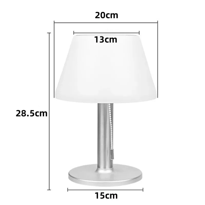 Solar LED Lights Dimming Garden Outdoor Decor Waterproof Desk Lamp Solar Powered Lamps Villa Courtyard Terrace Table Light
