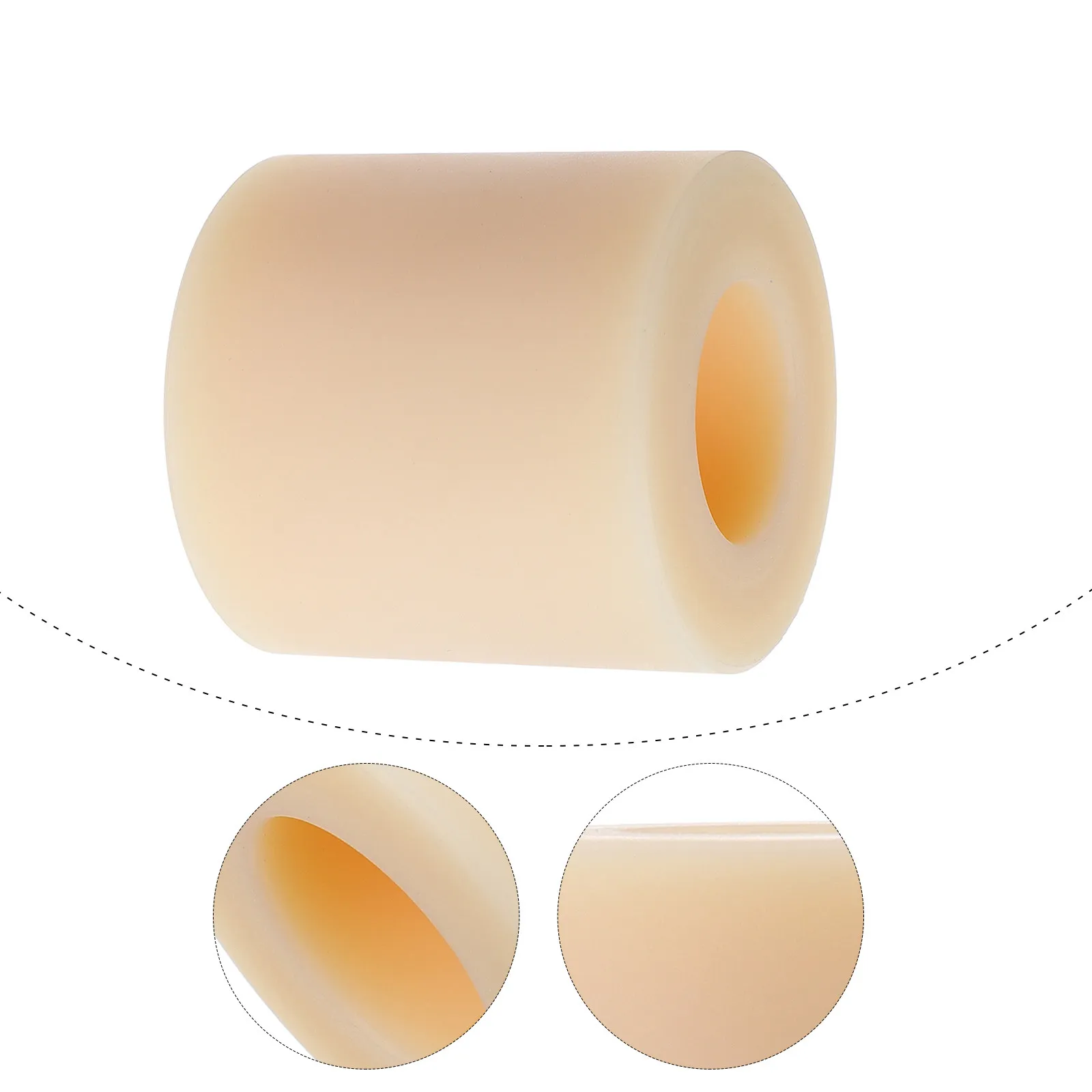 Nylon Bushing Gasket Hollow Round Bearing Rod Durable High Strength Low Friction Nylon Spacer Insulated Pad Round Hole Gasket