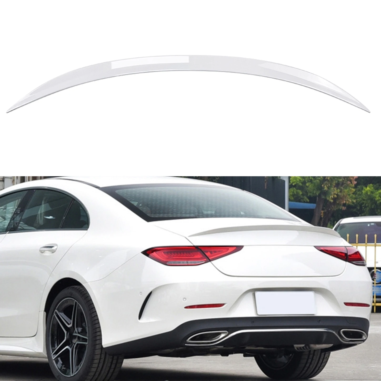 

Car Rear Trunk Lid Spoiler Wing Lip For Mercedes Benz CLS Class C257 CLS260 CLS300 CLS350 CLS400 CLS450 Sedan 4-Door 2019-2022