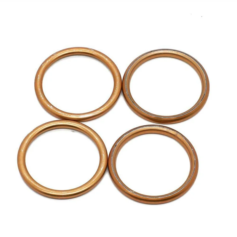 4 Motorcycle Exhaust gaskets For Honda CB700 CB750 CB900 CB1000C CB1100F Exhaust Gasket rings