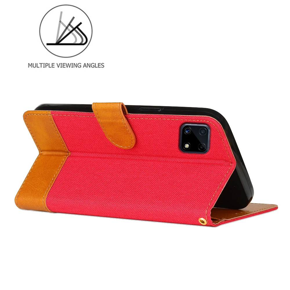 Funda de cuero con tapa para móvil, carcasa tipo billetera para Realme, C21, C21Y, C20, C20A, C2s, C25s, C25, OPPO Realme, C 21, 20, 20A, 25