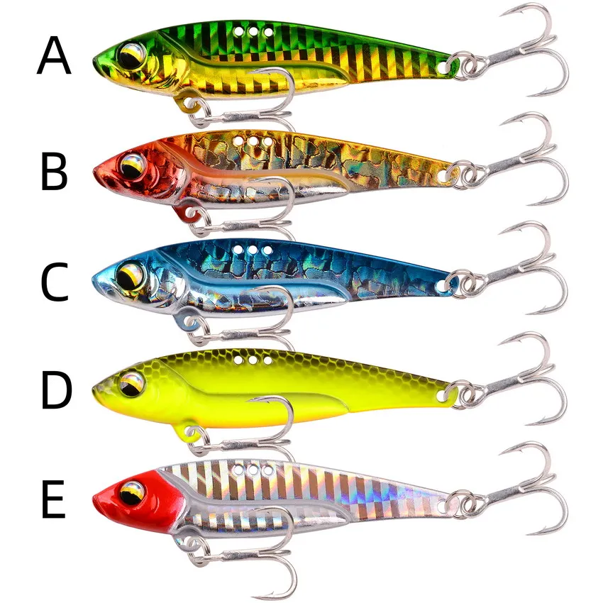 VIB Señuelo de Pesca con Vibración – Cebo Metal Cobre para Trucha - imagen 3