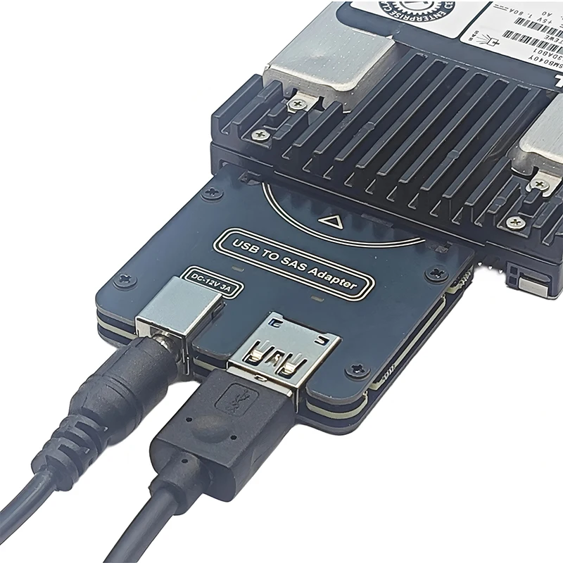 Kartu Ekspansi USB3.0 ke SAS SSD, Adaptor USB ke SAS 29Pin SFF-8482, Kabel Easy Drive 6Gbps untuk Hard Drive Desktop 2.5/3.5 inci SAS