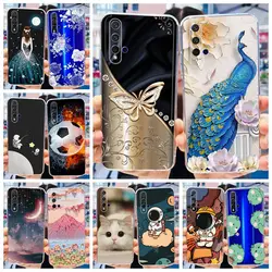 For Huawei Nova 5T Case YAL-L21 YAL-L61 Stylish Painted Cover Clear Silicone Phone Cases For Honor 20 Honor20 Nova5T Soft Fundas