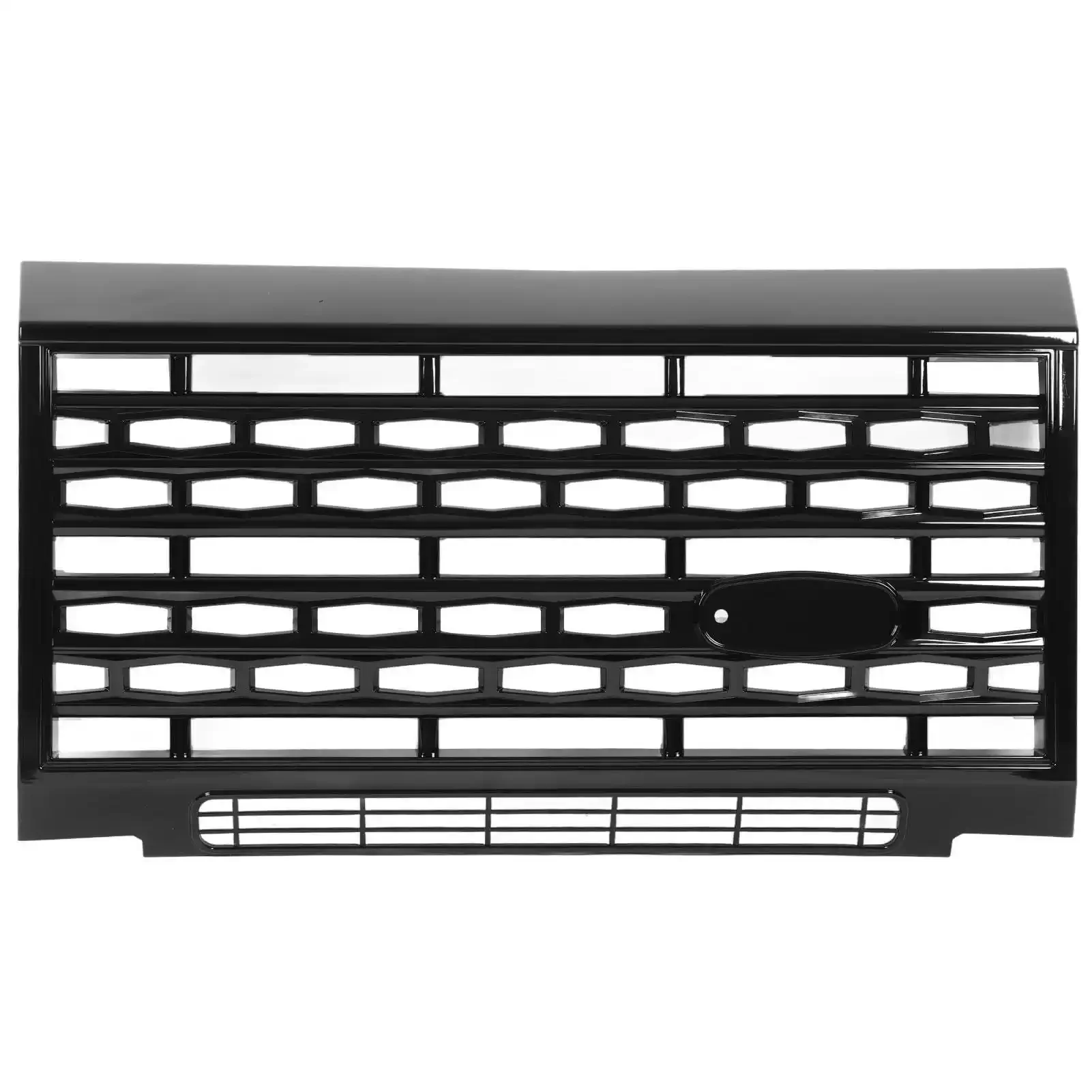 All Black Car Front Middle Grille for Front Bumper Grill Racing Grills