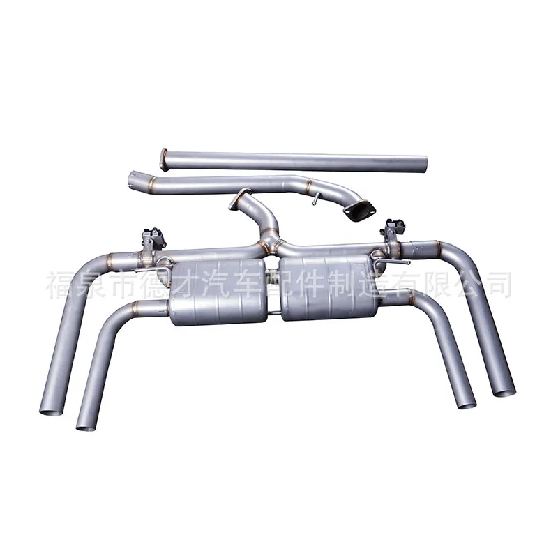 Adequado para Lynk & Co 03 + 2.0T modificado GFC médio-cauda tambor duplo válvula sistema de som de exaustão modificado de quatro saídas