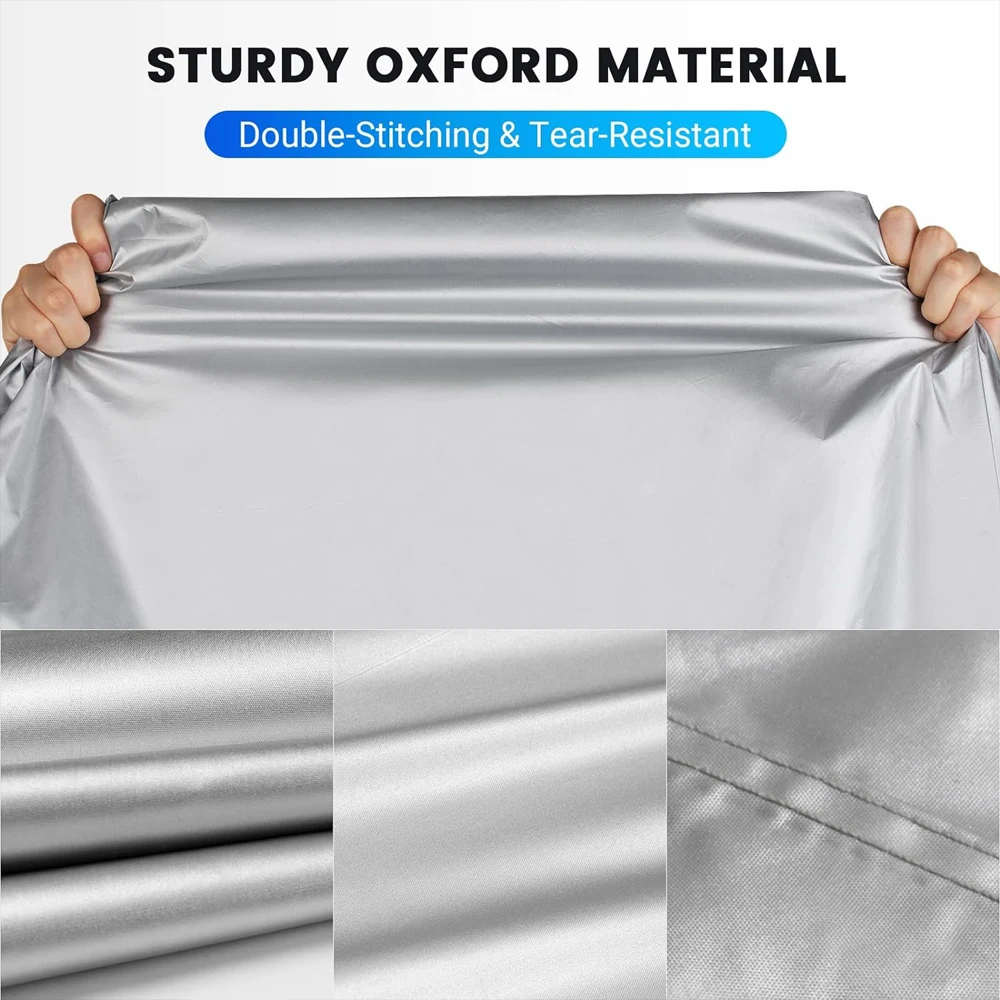 Waterproof Motorcycle Cover Outdoor Indoor Scooter Wear-resistant Fabric Motorbike Cover All Season Dustproof UV Protective