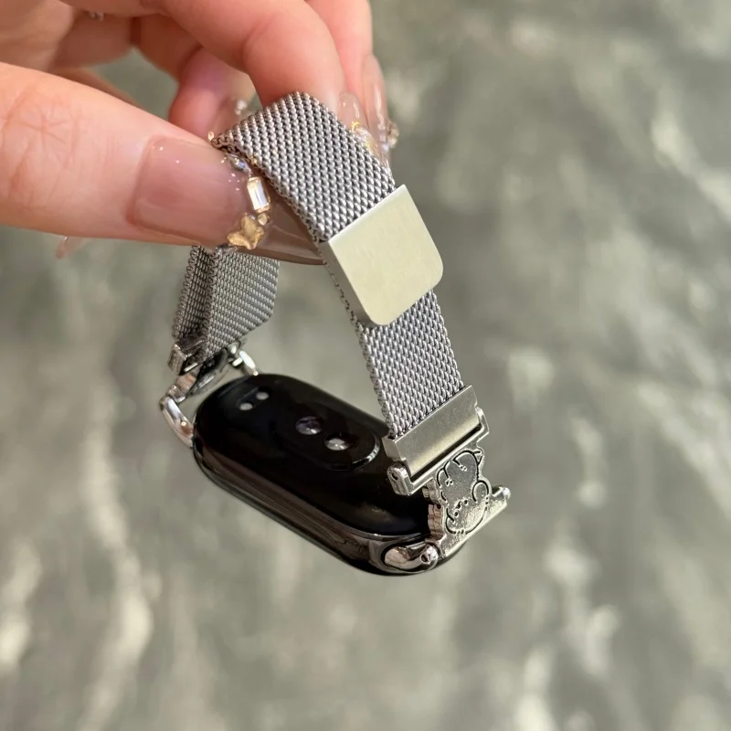 

Puppy magnetic metal is suitable for Xiaomi Band 8Pro/9Pro，For Mi band 3/4/5/6/7，8/8NFC/9/9NFC/10/10NFC，For Redmi Watch5/4