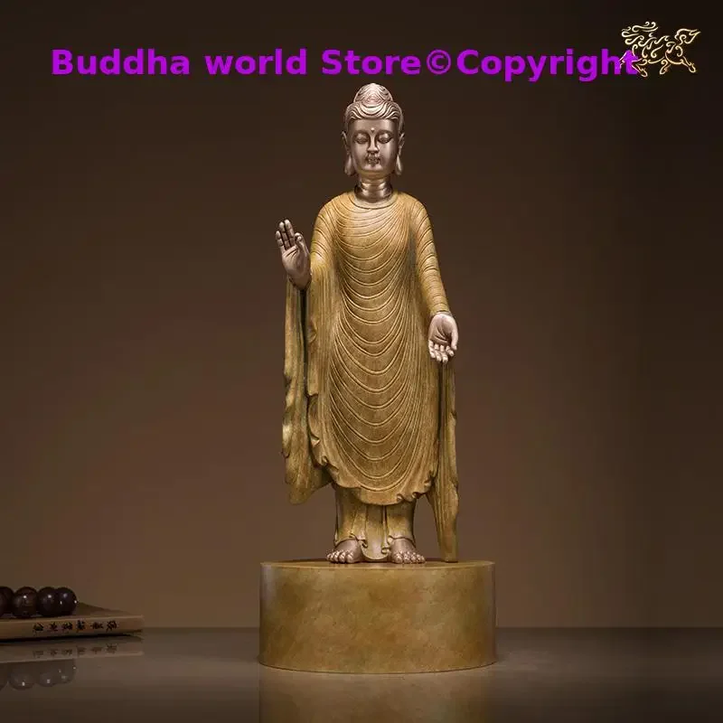 LARGE Asia Thailand home altar high grade decorative buddha statue PU DU ZONGSHENG buddha BLESS family safe health bronze statue