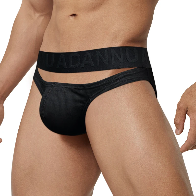 AD Brand Sexy Mens Briefs Underwear Pouch Cuecas Sissy Panties Male Underpants Gay Slip Low Waist Men\'s Sports Jockstrap Brief